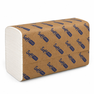 Полотенце бумажное Z-сложение SoffiPRO Comfort, 2слоя, 150 листов