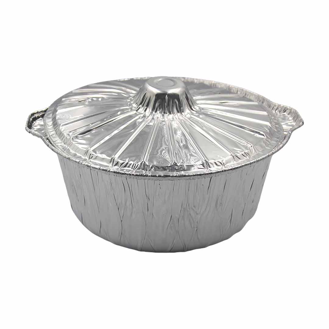 Форма алюминиевая "Кастрюля" с крышкой Alver, 252*160*98 мм, 2300 мл.
