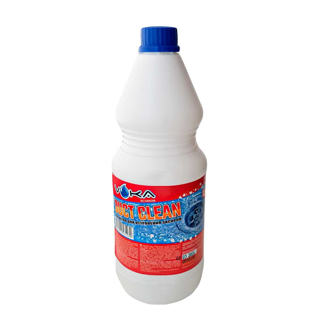 Средство для чистки труб VOKA DUST CLEAN жидкий 1 л