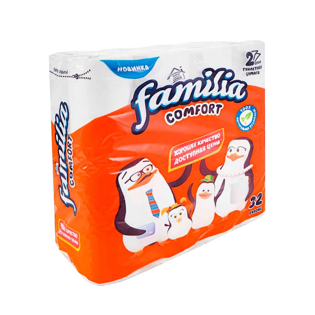 Туалетная бумага FAMILIA COMFORT 2сл 32рул