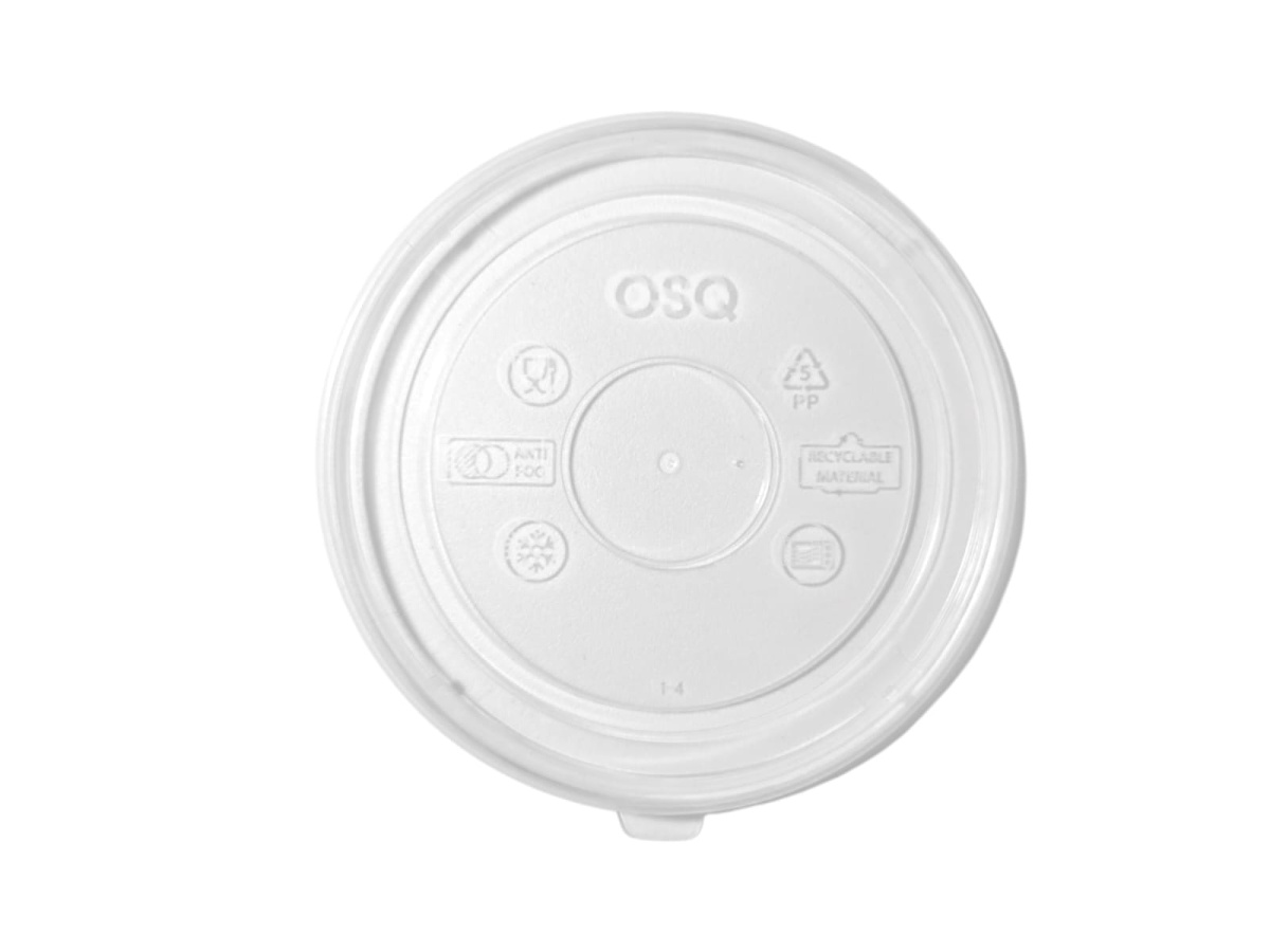 Крышка к контейнеру OSQ Round Bowl, 300-400 мл, прозрачная