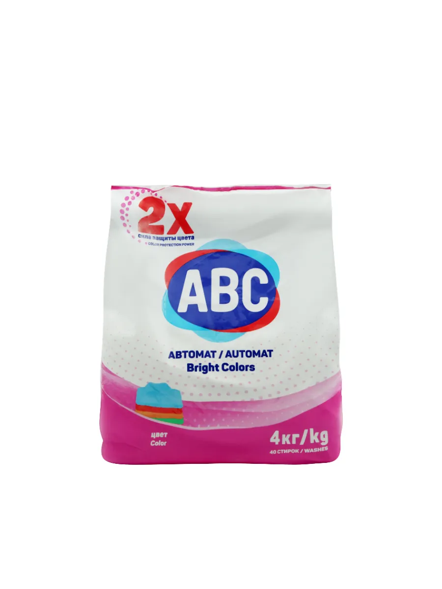 Порошок стиральный ABC Колор 4кг