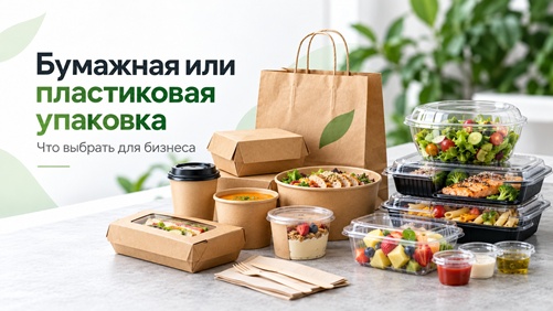 Бумажная или пластиковая упаковка: что выбрать для бизнеса