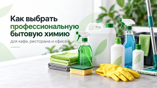 Выбор бытовой химии для офиса, кафе или ресторана