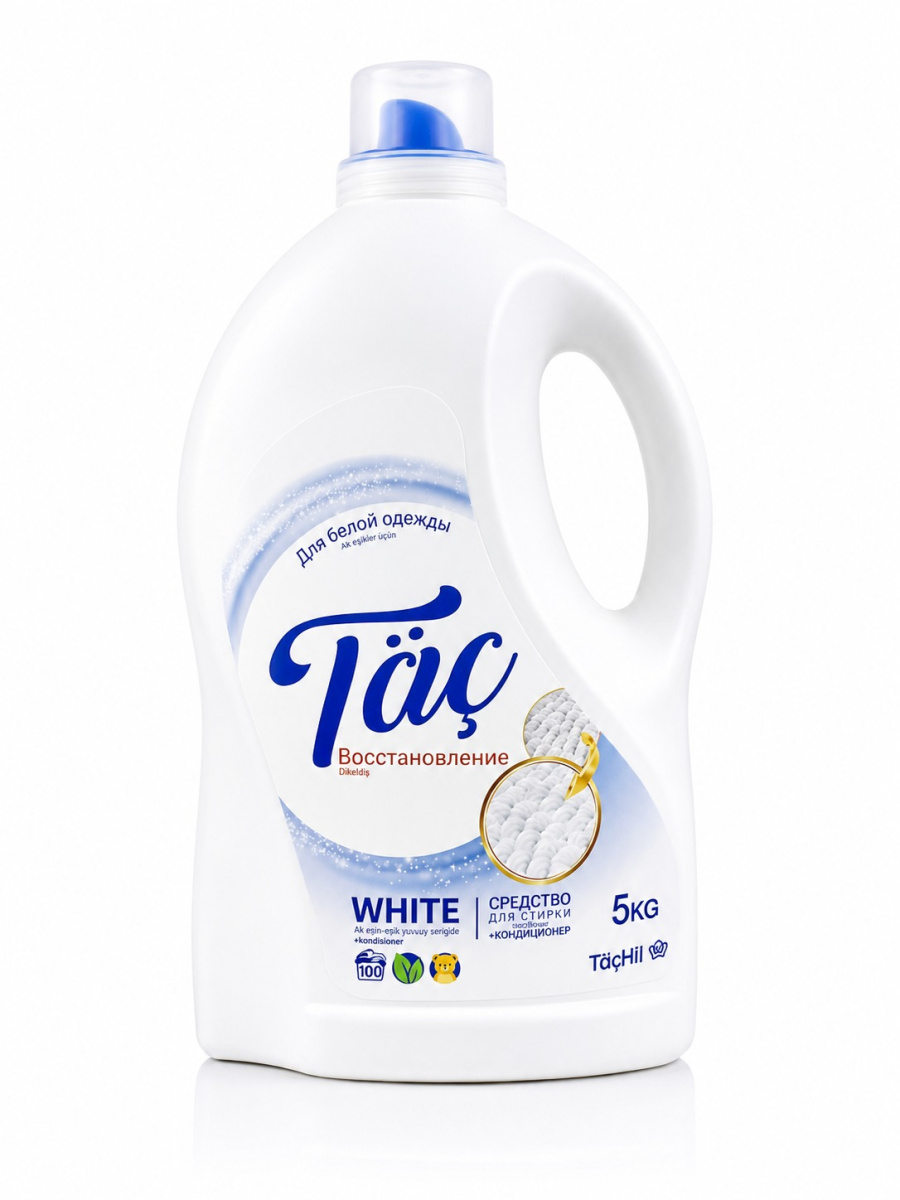 Гель для стирки "ТАЧ"+кондиционер White 5 л Канистра