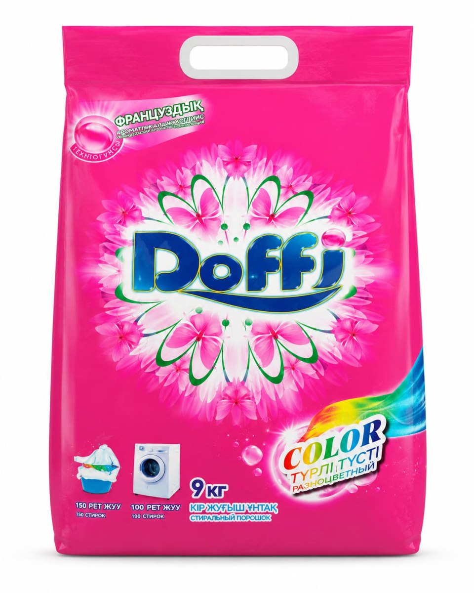 Порошок стиральный Doffi 9кг, Color