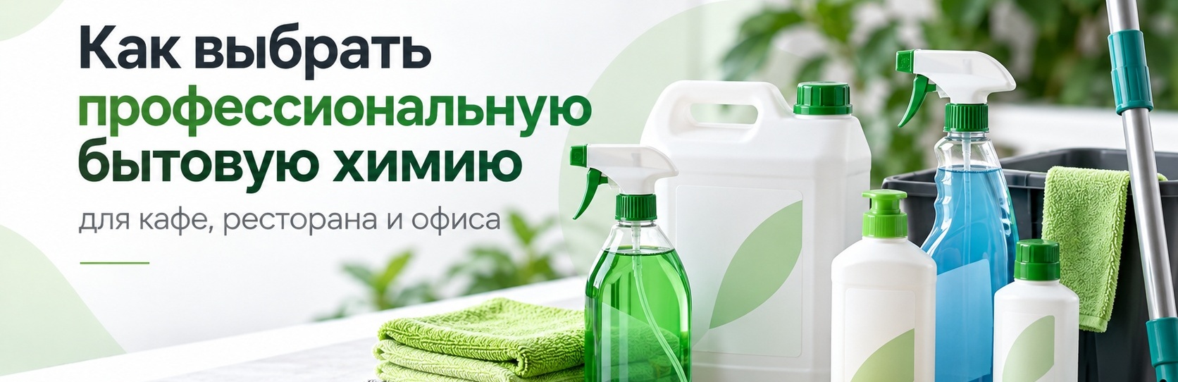 Выбор бытовой химии для офиса, кафе или ресторана