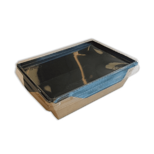 Упаковка ECO OpSalad  OSQ 400 Black Edition без крышки, крышка 40061