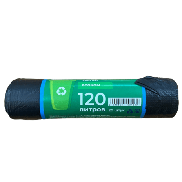 Мусорные пакеты ALVER econom 120л 10шт 