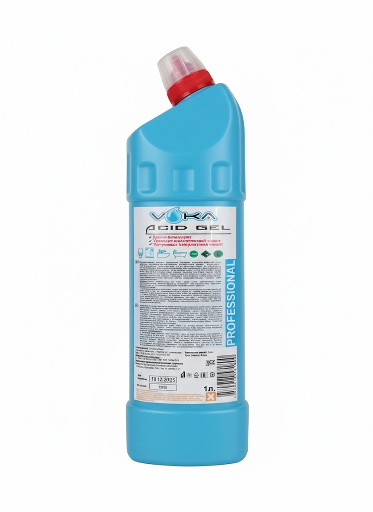 Средство моющее, универсальное, кислотное для сантехники ACID GEL 1 л