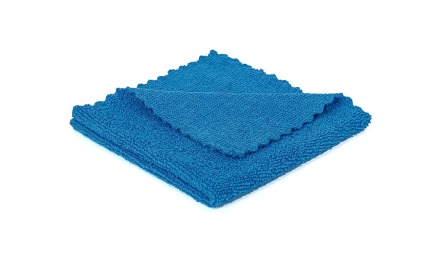 Тряпка из микрофибры 30*30 см, СИНИЙ, 200 гр/м² (т)
