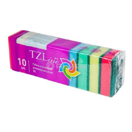*Губки для посуды TZline универсальные 10шт