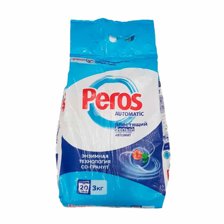 *Порошок стиральный PEROS для белого 3кг 