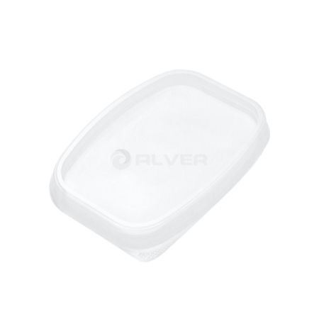 Крышка прямоугольная на средний контейнер (138*102)