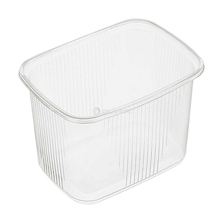 Контейнер прямоугольный (108*82) 350мл, прозрачный Ake Plast, крышка (44061)
