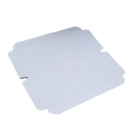 Упаковка для торта 25*25 гофра Дно БЕЛАЯ