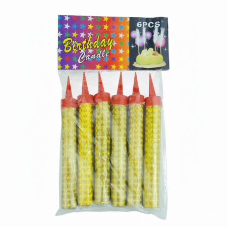 Свечи Фейерверк для торта 10см 6шт