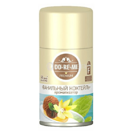 Освежитель воздуха До-ре-ми Премиум ВАНИЛЬНЫЙ КОКТЕЙЛЬ 250мл (сменный блок)