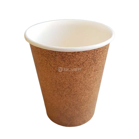 Стакан бумажный для горячих напитков, ПОД КРАФТ 250мл