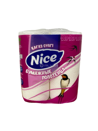Полотенце бумажное Nice "Ласточка" 2 слоя 2 рул