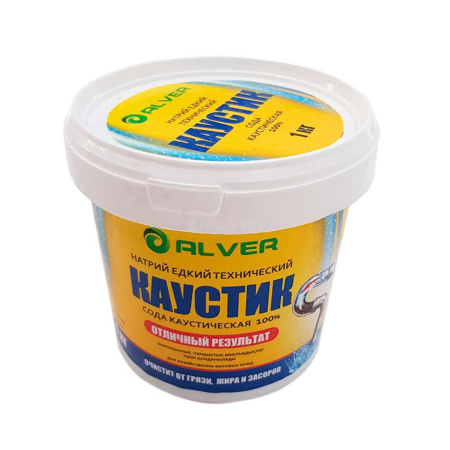 Сода каустическая ALVER 1 кг
