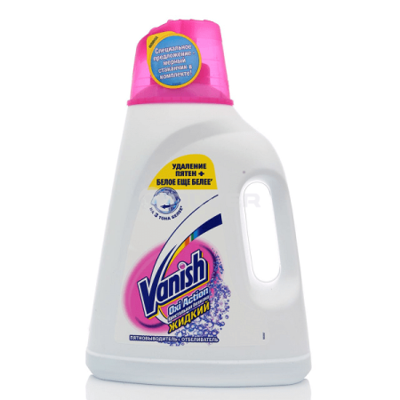 Пятновыводитель Ваниш (Vanish) Oxi Action жидкий (Белый) 2л
