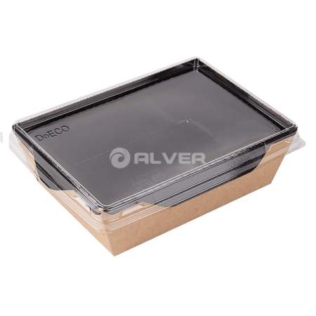 *Упаковка ECO OpSalad 500 Black Edition без крышки, крышка 40064