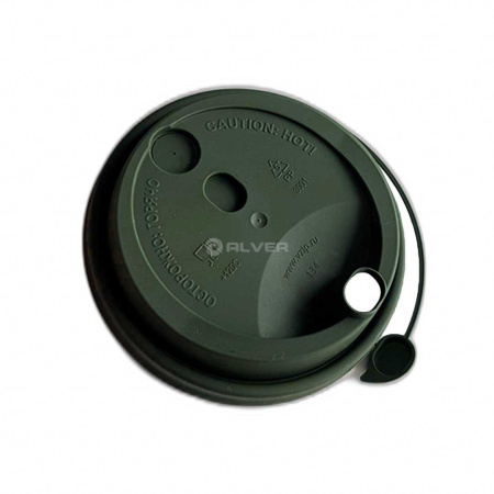 Крышка с питейником 90мм МАТОВАЯ Табрис-хаки 3001M/ТАБ