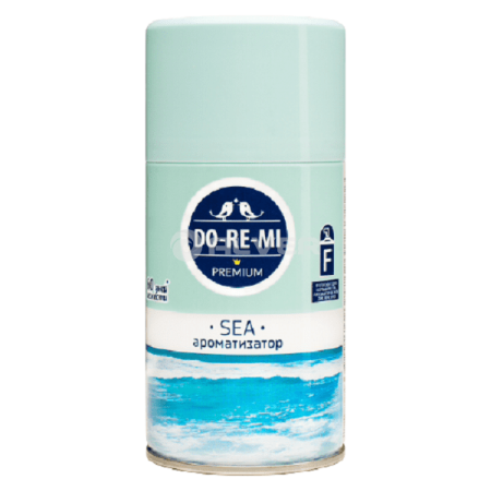 Освежитель воздуха До-ре-ми Премиум ДЫХАНИЕ МОРЯ (Морской бриз) 250мл (сменный блок)
