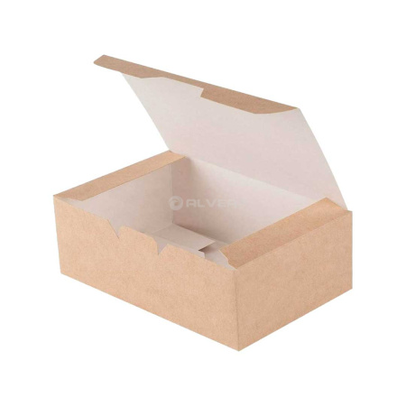 Упаковка бумажная ECO FAST FOOD BOX L 15*9*7см