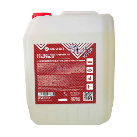 Чистящее средство для сантехники ALVER Канистра 5 л																