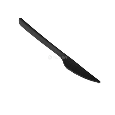 Нож столовый, матовый, черный ПП (50шт/уп) 4031Ч