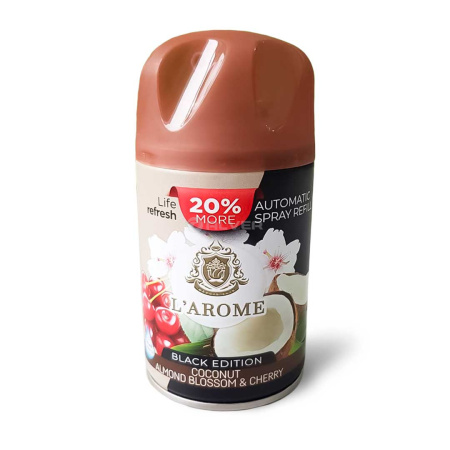 Освежитель воздуха L`arome Coconut Almond Blossom & Cherry 300мл (сменный блок)