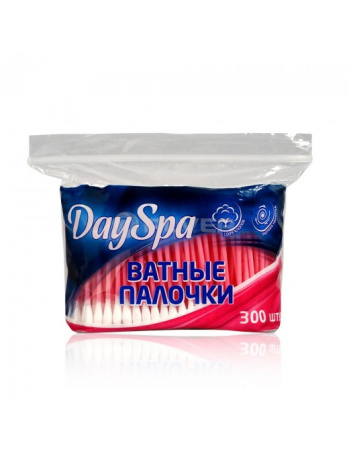 Ватные палочки Day Spa 300 шт в п/э пакете