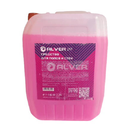 Средство для мытья полов и стен ALVER 5 л Канистра (ядовито-розовый)