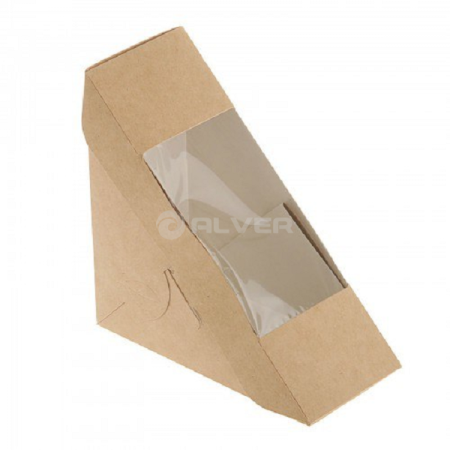 Упаковка под сэндвичи 60 Eco Sandwich, 125*125*60