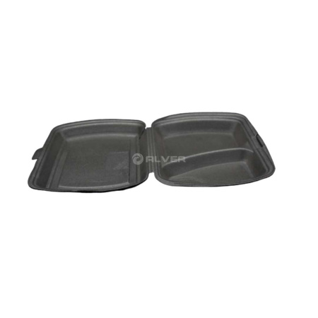 *Ланч-бокс 82 LB (тп В) (М), Черный 2х-секционый