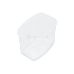 Контейнер прямоугольный средний (138*102) 500мл, крышка к контейнеру(44051)