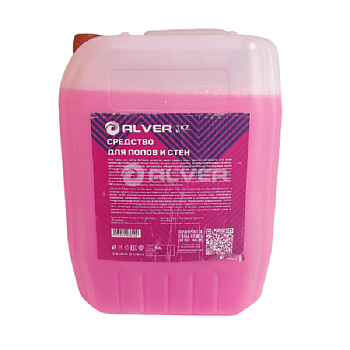 Средство для мытья полов и стен ALVER 5 л Канистра (ядовито-розовый)