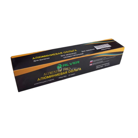Фольга Alver 450 мм*60 м*20 mic в коробке с ножом