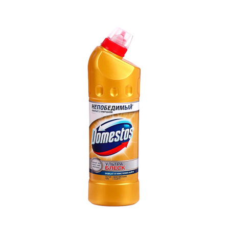 Чистящее средство Domestos УЛЬТРА-БЛЕСК 1л (Золотой)