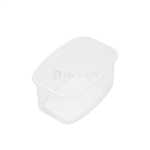 Контейнер прямоугольный средний (138*102) 350мл, крышка к контейнеру(44051)