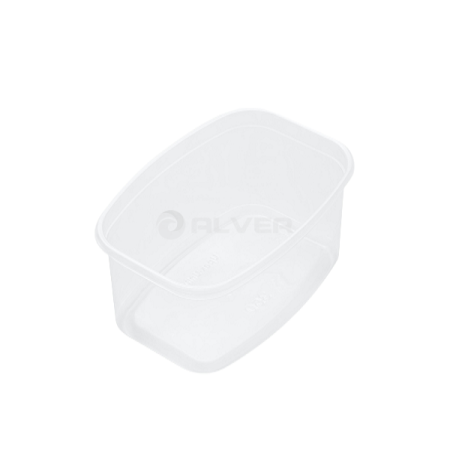 Контейнер прямоугольный средний (138*102) 350мл, крышка к контейнеру(44051)