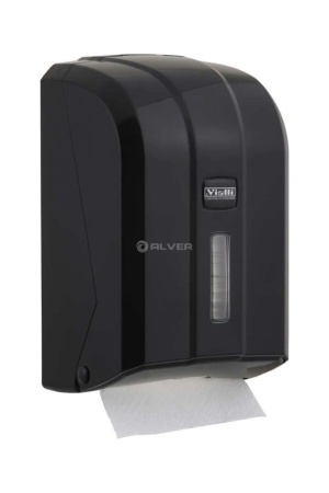 Диспенсер для туалетной бумаги  Z-укладка ЧЕРНЫЙ