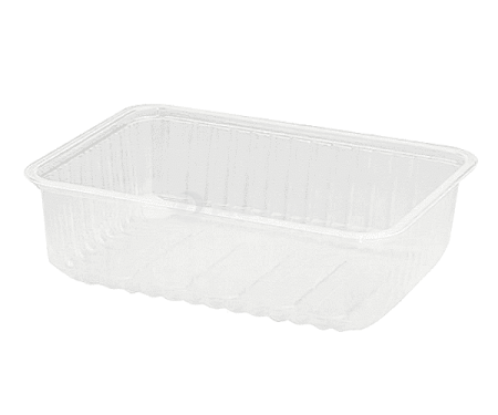 Контейнер 750мл ПРОЗРАЧНЫЙ ПП 186*132 Ake Plast ,крышка к контейнеру (44046)