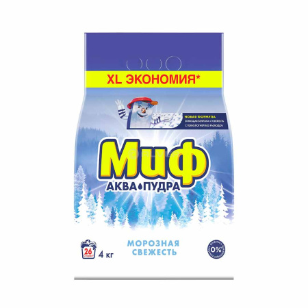 Порошок стиральный МИФ Морозная свежесть 4 кг