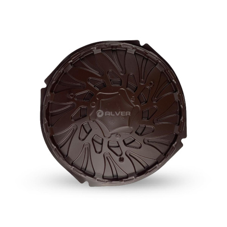 Упаковка для тортов УК-285Н-05 Дно КОРИЧНЕВАЯ, крышка к контейнеру 51101