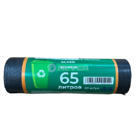 Мусорные пакеты ALVER econom 65л 20шт 