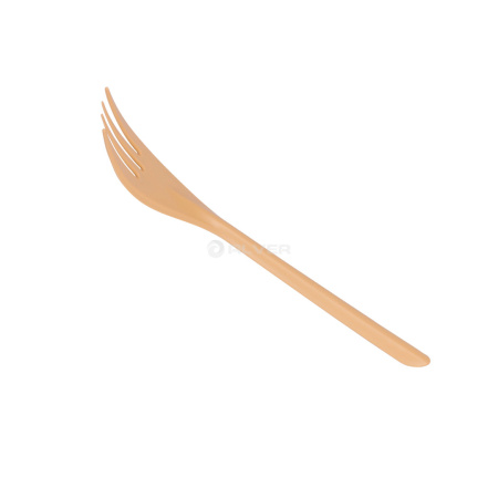 Вилка столовая, крафт, биополимер (50шт/уп) 4032КРФ