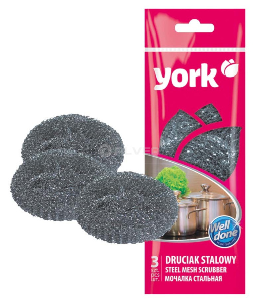 York_губка_для_посуды_стальная_3_шт